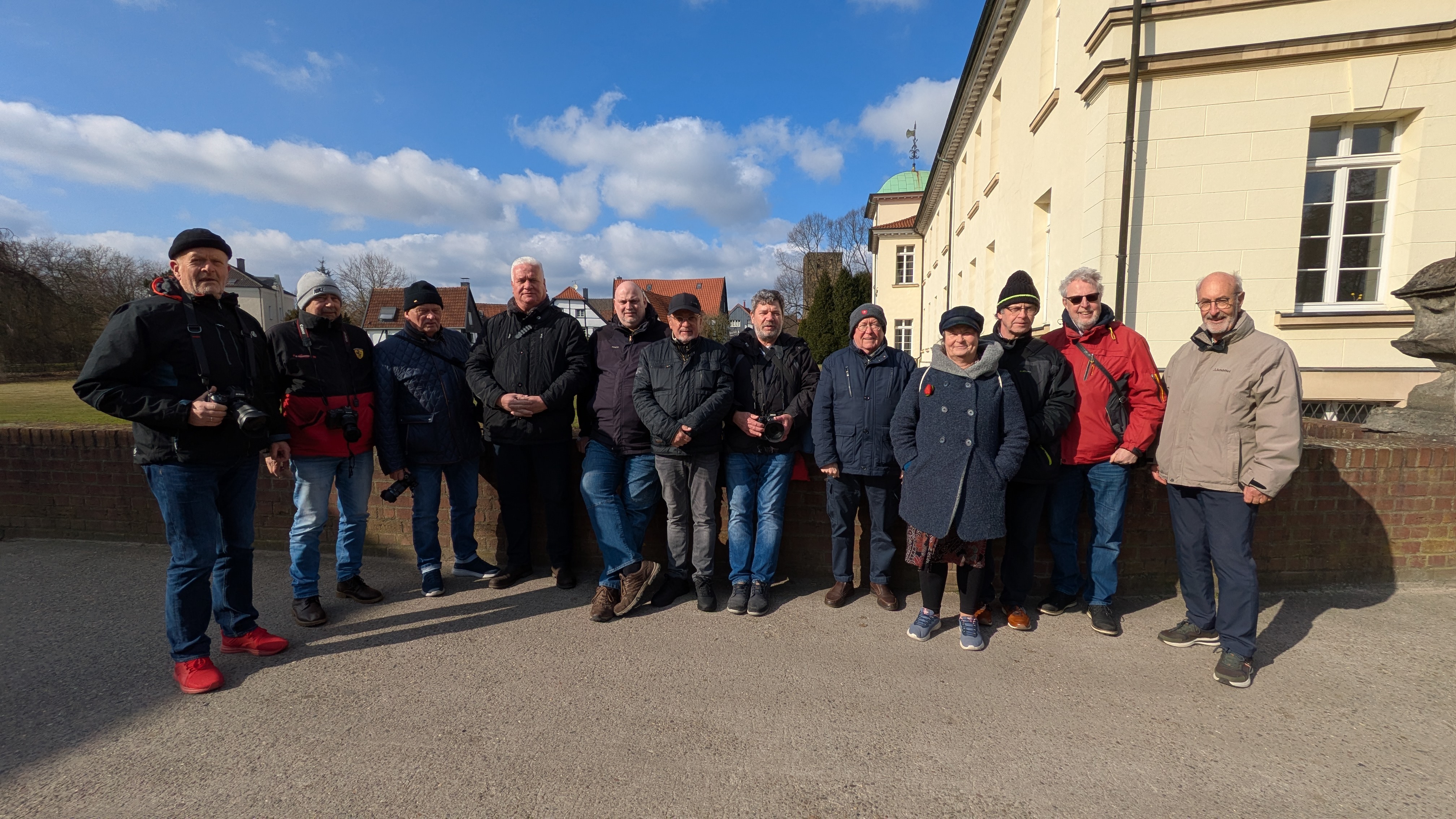 Vor dem Schloss Westerholt